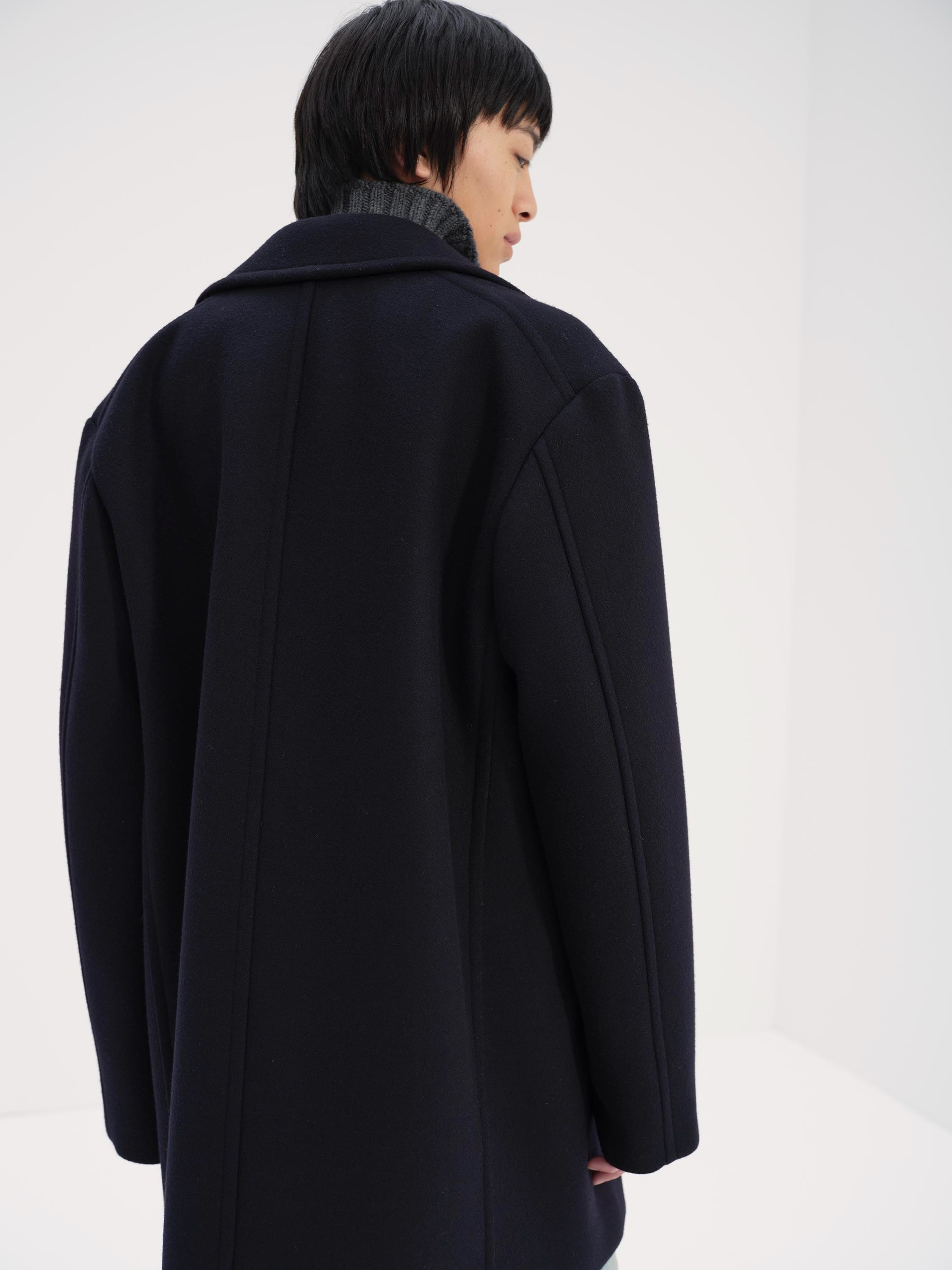 AURALEE SPONGE WOOL MELTON P-COAT 3